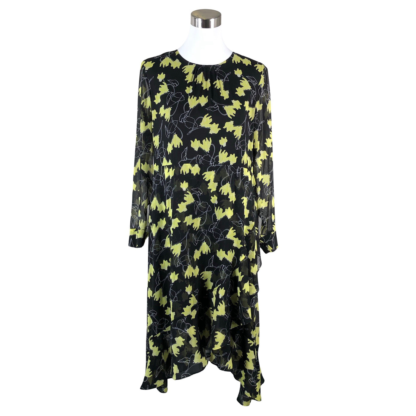 Unisex Samsoe&Samsoe - Schiffon dress, size 36 - Black (1)