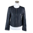 Unisex Gerry Weber - Leather jacket, size 38 - Blue ()