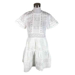 Unisex By Malina - Dress, size 36 - White (1)