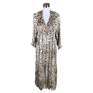 Unisex LEN'S - Schiffon dress, size 38 - Brown (1)