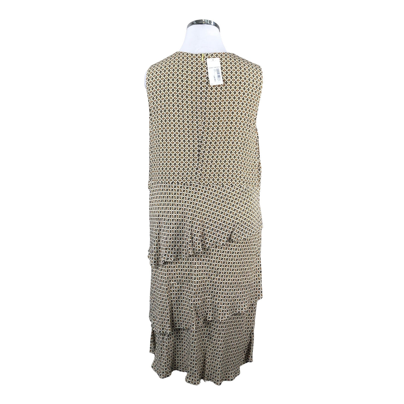 Unisex Gerry Weber - Schiffon dress, size 46 - Brown (3)