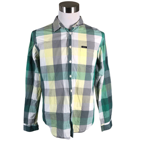 Unisex Makia - Collared shirt, size L - Green ()
