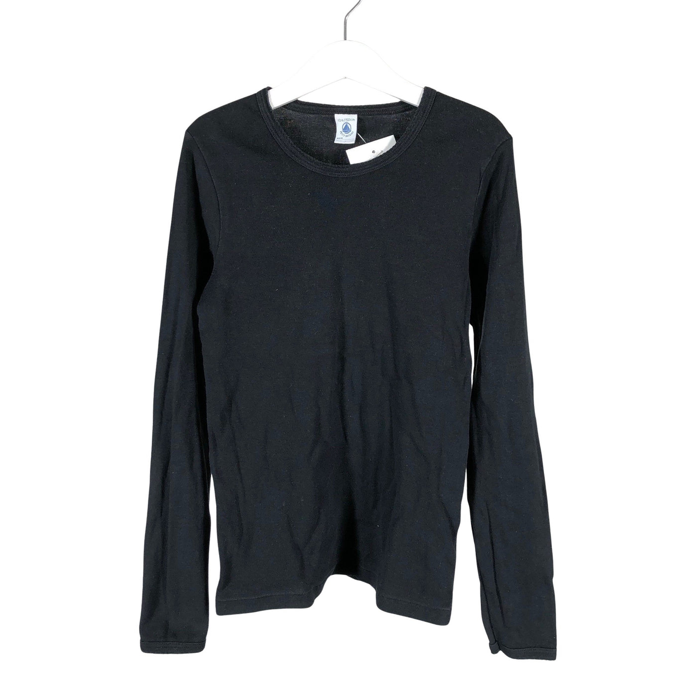 Unisex Petit Bateau - Tricot shirt, size 146 - 152 - Black (1)