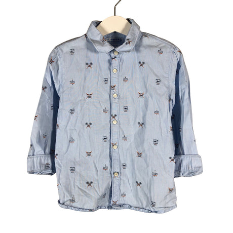 Unisex Mayoral - Collared shirt, size 98 - 104 - Light blue ()