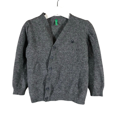 Unisex Benetton - Cardigan, size 104 - 110 - Gray ()