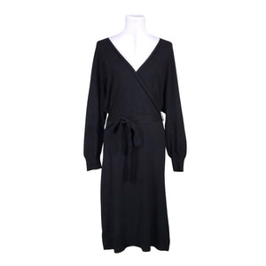 Unisex Lindex - Knit dress, size 40 - Black (1)