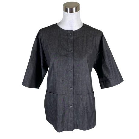 Unisex Voglia - Short-sleeved blouse, size 40 - Gray ()