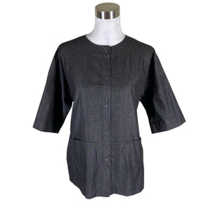 Unisex Voglia - Short-sleeved blouse, size 40 - Gray (1)