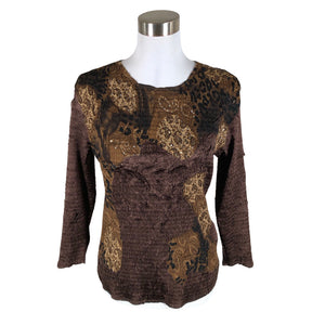 Unisex Gerry Weber - Blouse, size 38 - Brown (1)