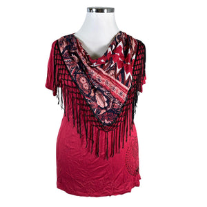 Unisex Desigual - T-shirt, size 42 - Red (1)