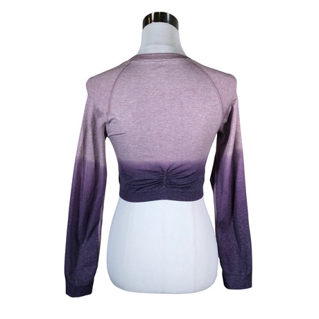 Unisex Gymshark - Sports shirt, long sleeve, size 38 - Violet (2)