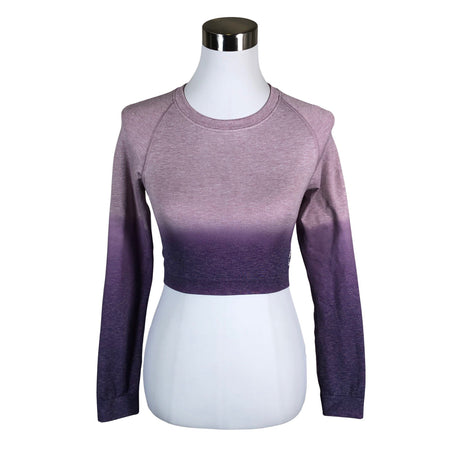 Unisex Gymshark - Sports shirt, long sleeve, size 38 - Violet ()
