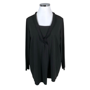 Unisex Samoon - Blouse, size 46 - Black (1)