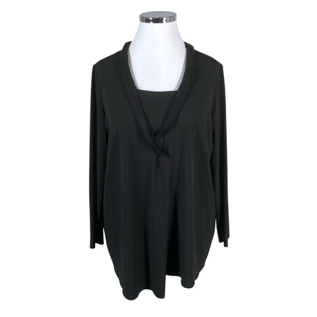 Unisex Samoon - Blouse, size 46 - Black ()