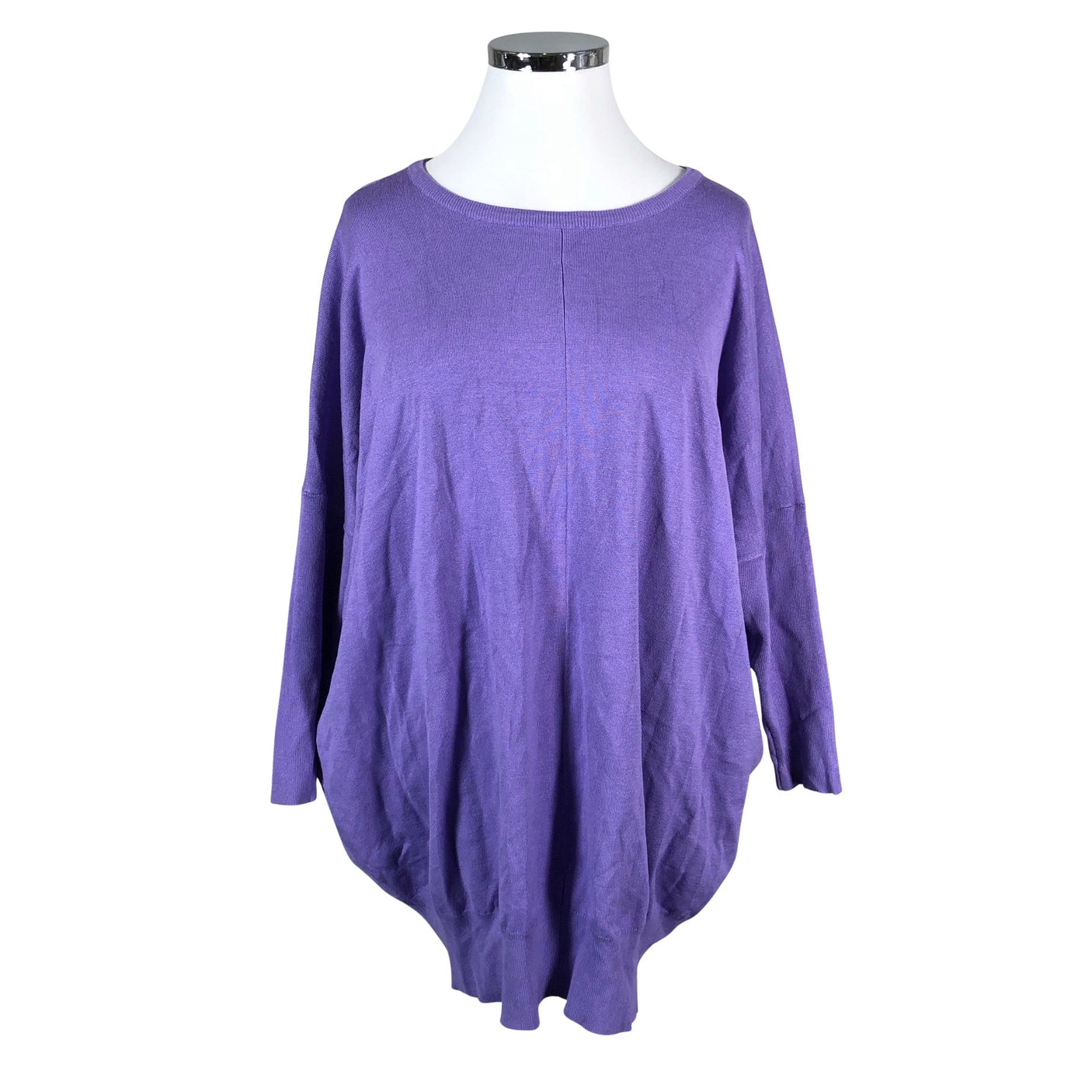 Unisex Zizzi - Knit tunic, size 50 - Violet (1)