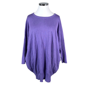 Unisex Zizzi - Knit tunic, size 50 - Violet (1)