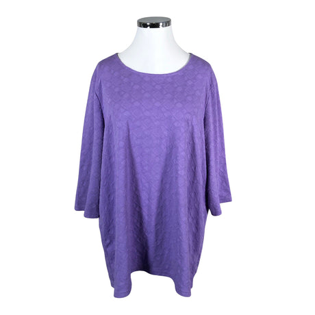 Unisex Zizzi - Tricot dress, size 50 - Violet ()