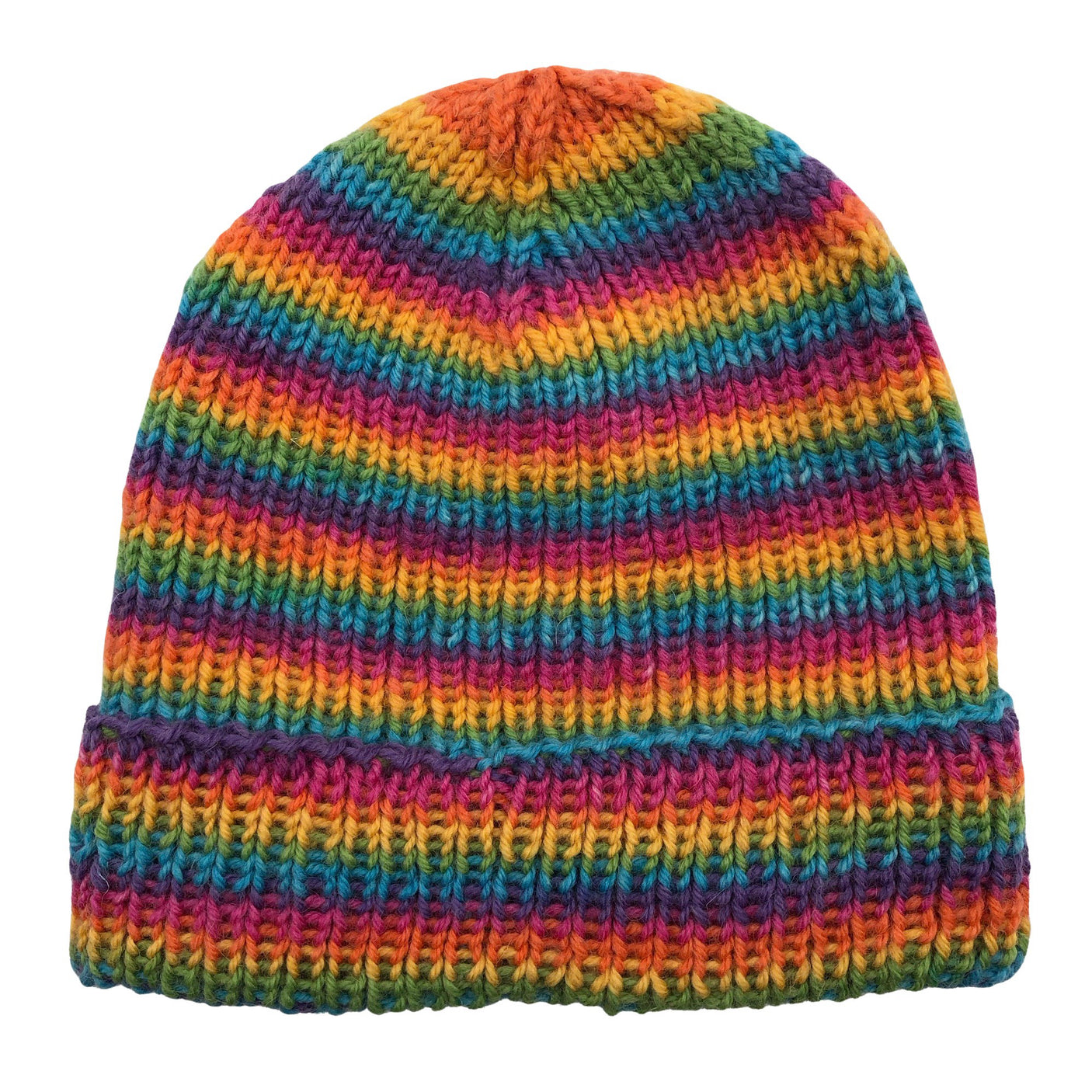 Unisex Handmade - Winter beanie, size 46 - 48 cm - Yellow (1)