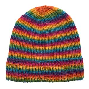 Unisex Handmade - Winter beanie, size 46 - 48 cm - Yellow (1)