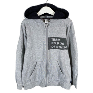 Unisex Polarn O. Pyret - Hoodie, size 146 - 152 - Gray (1)