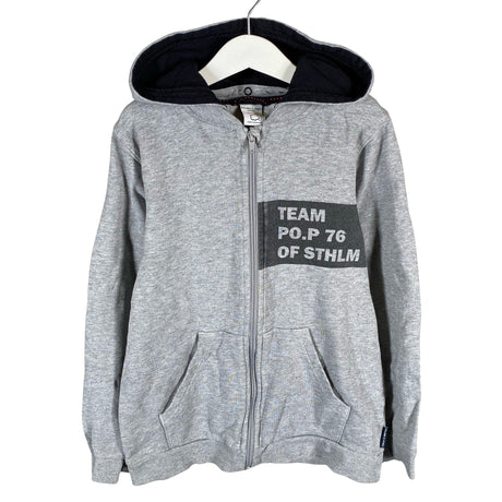Unisex Polarn O. Pyret - Hoodie, size 146 - 152 - Gray ()
