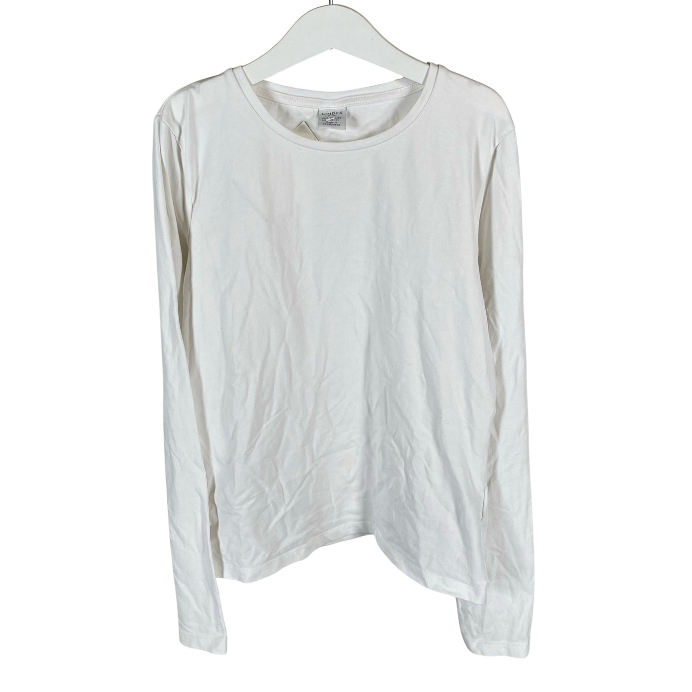 Unisex Lindex - Tricot shirt, size 146 - 152 - White (1)