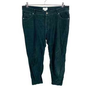 Unisex Holly & Whyte by Lindex - Velvet pants, size 48 - Green (1)