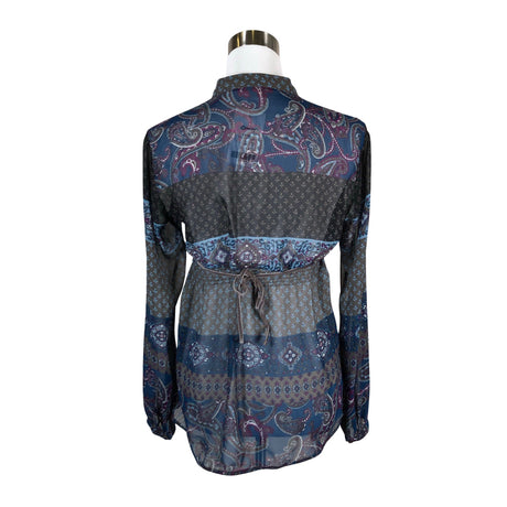 Unisex Esprit - Schiffon tunic, size 36 - Blue (2)