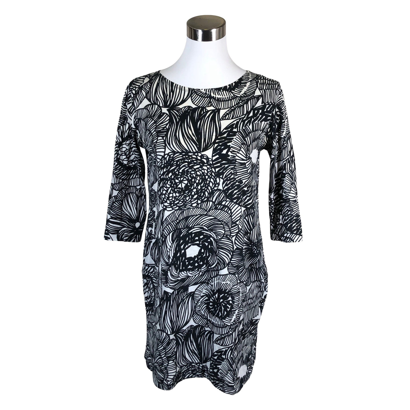 Unisex Marimekko - Tricot dress, size 38 - Black (1)