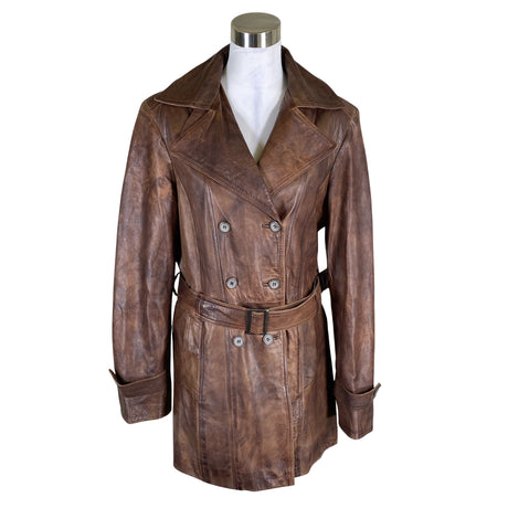 Unisex Aviatrix - Leather jacket, size 40 - Brown ()