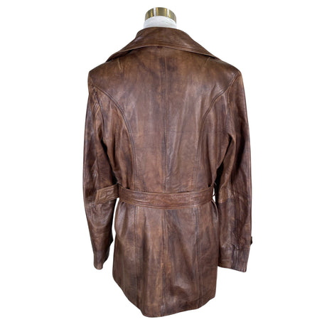 Unisex Aviatrix - Leather jacket, size 40 - Brown (2)