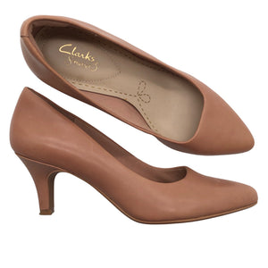 Unisex Clarks - High heels, size 39 - Light pink (1)