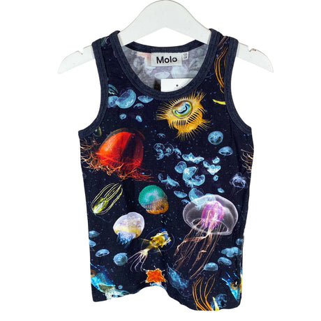 Unisex Molo Kids - Sleeveless shirt, size 122 - 128 - Blue ()