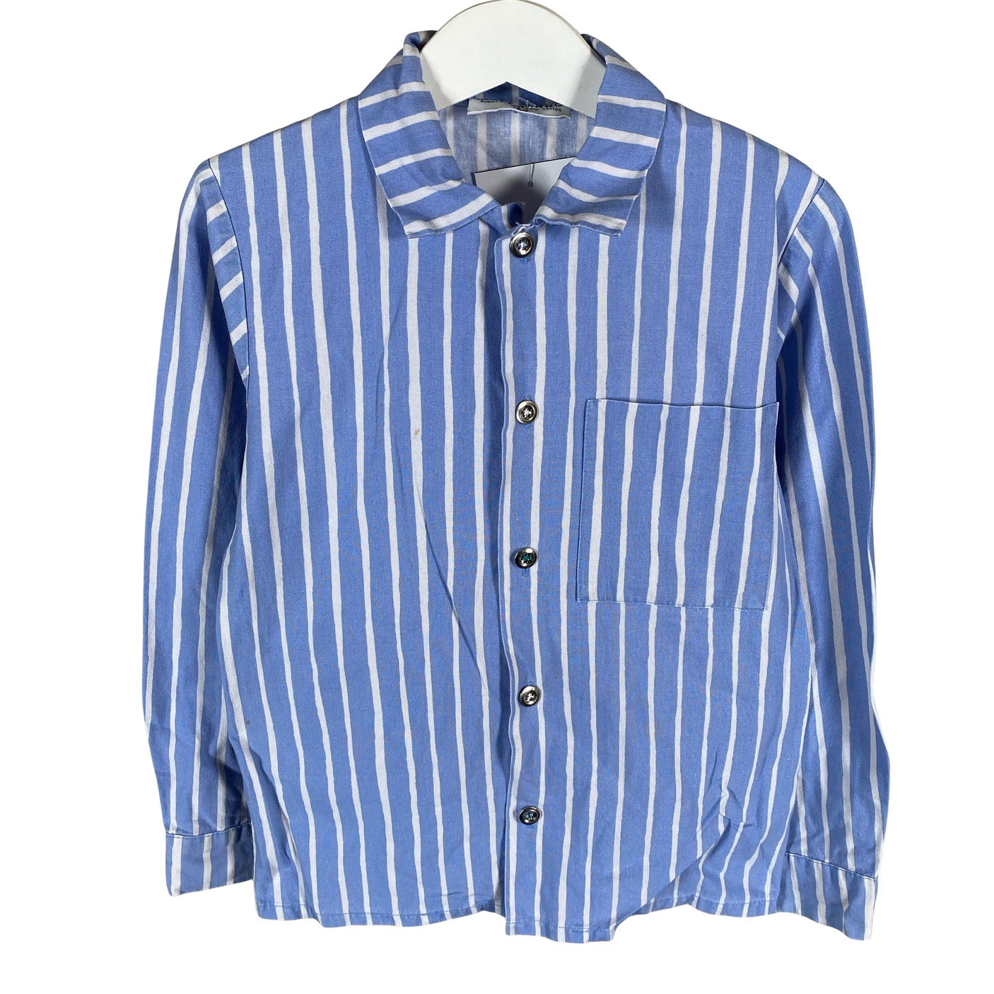 Unisex Marimekko - Collared shirt, size 116 - 122 - Light blue (1)