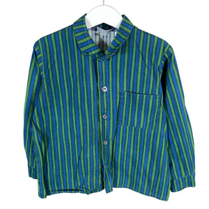 Unisex Marimekko - Collared shirt, size 104 - 110 - Blue (1)