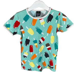 Unisex Villervalla - T-shirt, size 110 - 116 - Turquoise (1)