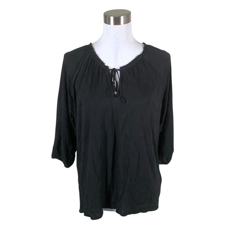 Unisex Filippa K. - Short-sleeved blouse, size 40 - Black ()