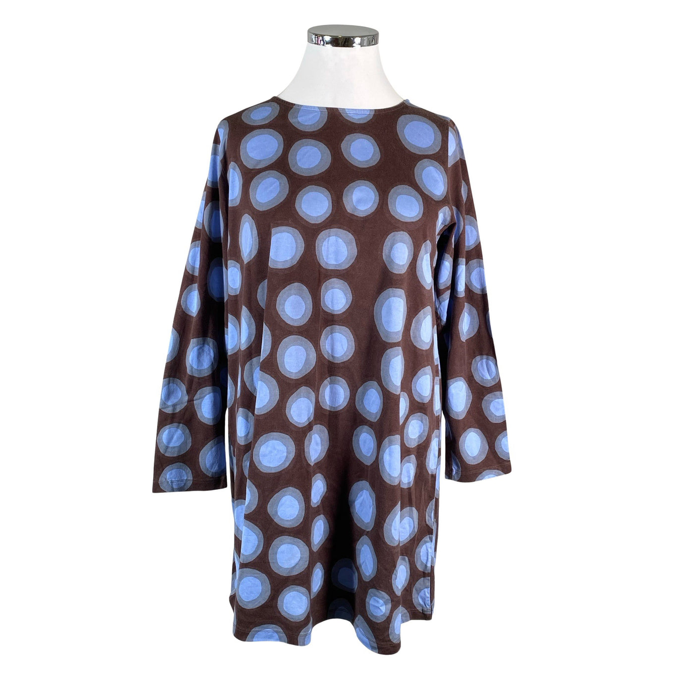 Unisex Marimekko - Tricot dress, size 42 - Brown (1)