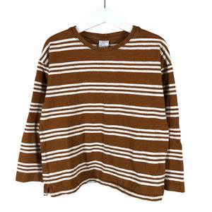 Unisex Lindex - Tricot shirt, size 116 - 122 - Brown (1)