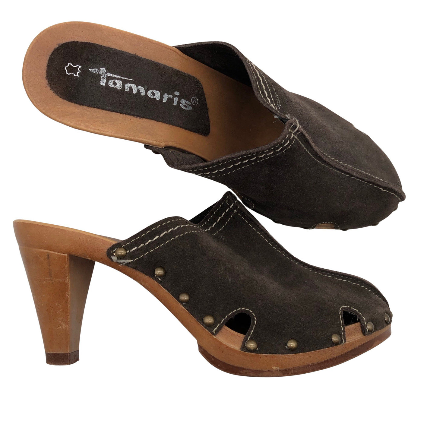 Unisex Tamaris - Slip-on shoes, size 40 - Brown (1)