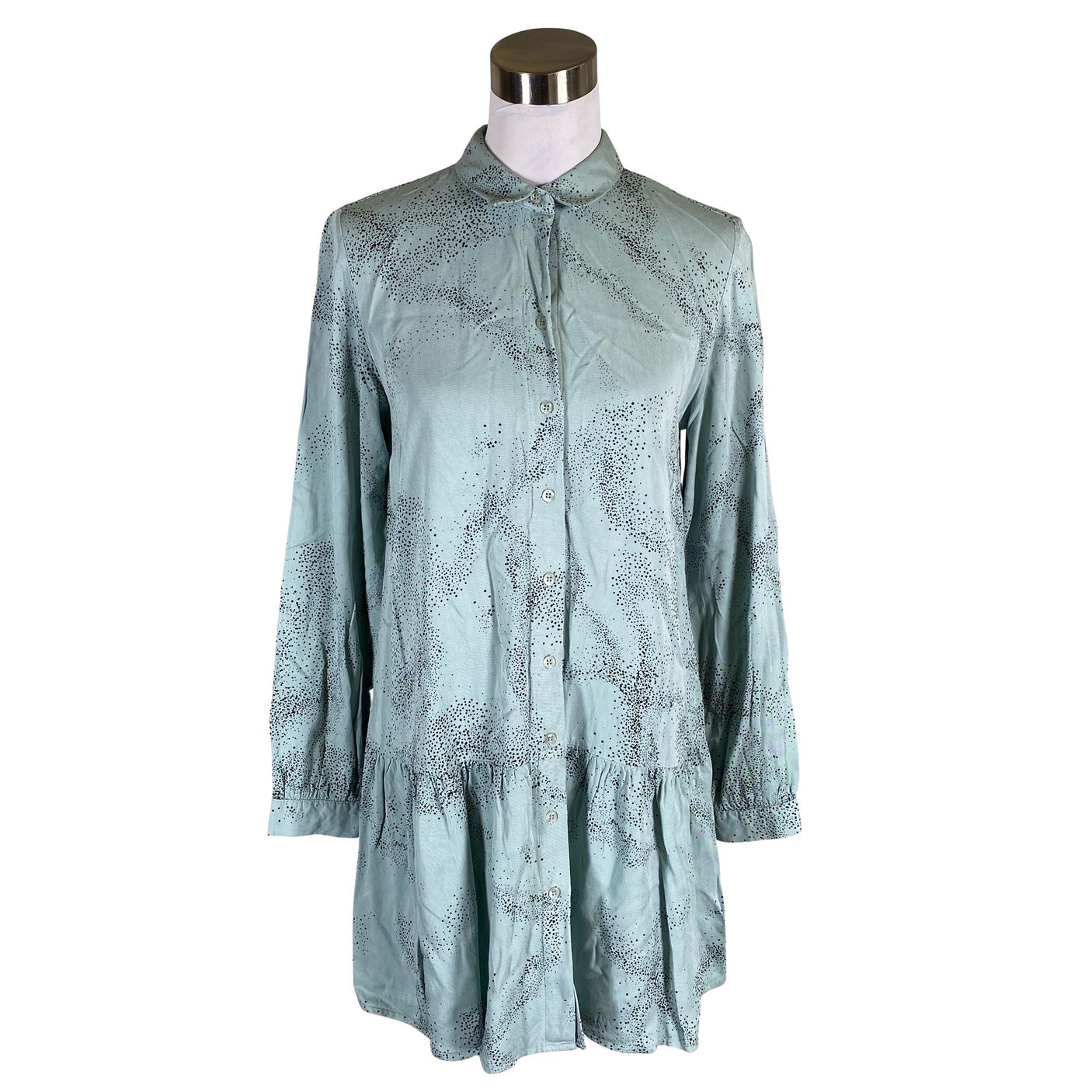 Unisex Nanso - Schiffon dress, size 38 - Green (1)