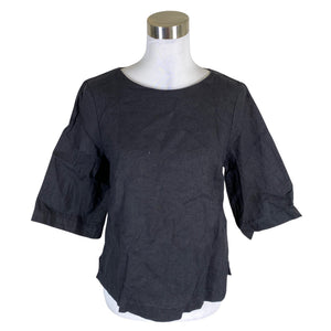 Unisex R-collection - Short-sleeved blouse, size 36 - Black (1)