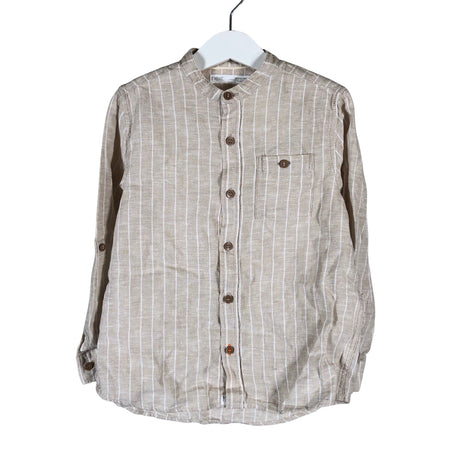 Unisex Next - Collared shirt, size 104 - 110 - Beige ()