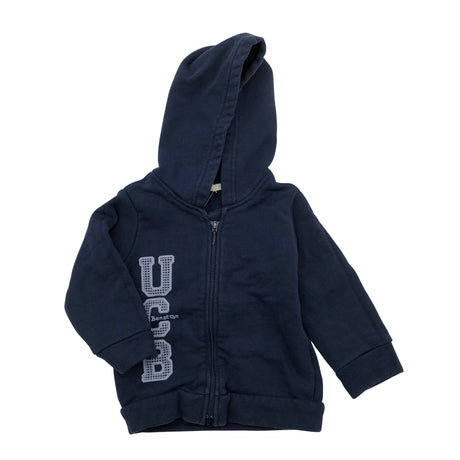 Unisex Benetton - Hoodie, size 62 - 68 - Blue ()