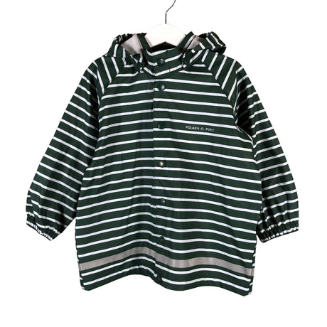 Unisex Polarn O. Pyret - Rain jacket, size 98 - 104 - Green ()