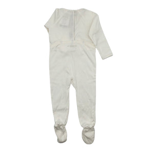 Unisex Burberry - Romper, size 74 - 80 - Natural white (2)