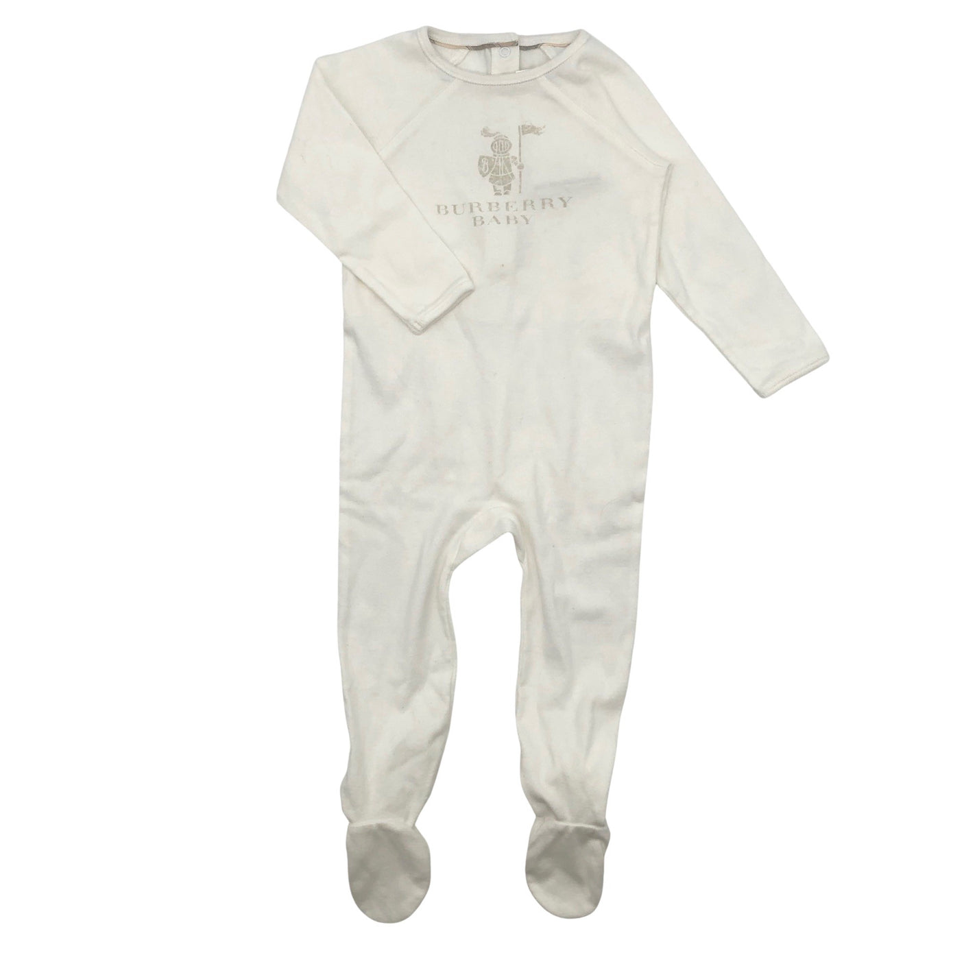 Unisex Burberry - Romper, size 74 - 80 - Natural white (1)