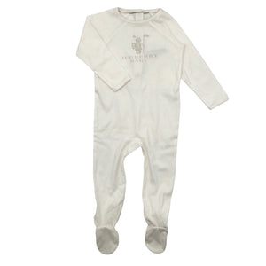 Unisex Burberry - Romper, size 74 - 80 - Natural white (1)