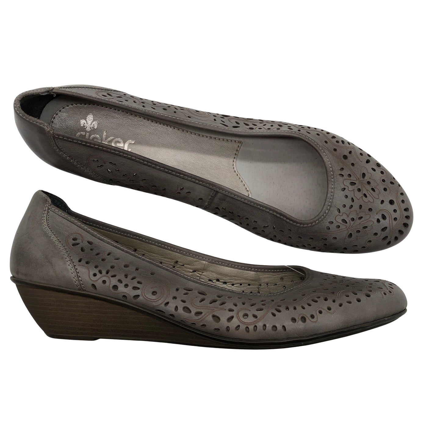 Unisex Rieker - High heels, size 42 - Gray (1)