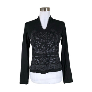 Unisex More&More - Tricot shirt, size 38 - Black (1)